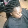 Crochet med or large  twist/locs