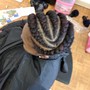 Flat Twists updo