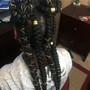 2 Feed In Braids