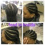 Feed braids with beads