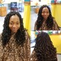 Knotless/Smedium/Shampoo/Blowdry/Clipends