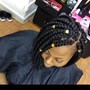 Crochet med or large  twist/locs