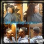 Women cut, trim, lineup