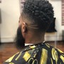 Adult Fade & Taper with bread/Goate