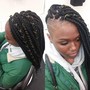 Box Braids over Locs