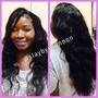 Relaxer Virgin Hair and style