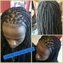 Stitch Braids straight back ( Hair Included)