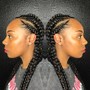 Top knot bun (Relaxed hair)