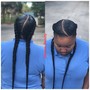 2 feeds in braids