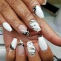 Chrome nails per finger