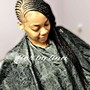 Feedin braids / sew - In