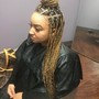 Kids feedin + Box Braids