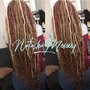 Messy faux locs (MidBack)