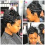 Shampoo and Style (Relaxed Hair)