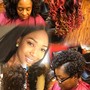 Partial Individual Crochet Braids