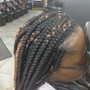 Large Knotless Braids