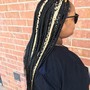 Large Knotless Braids