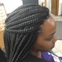 Large Knotless Braids