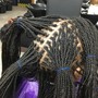 Large Knotless Braids