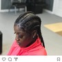 Cornrow Braided Ponytail