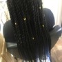 Kinky/Marley Twists (bra strap length or longer)