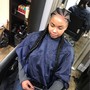 Feed in cornrows (6-10) (NO STITCH BRAIDS)