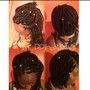 Boho Distressed, Goddess Locs ,