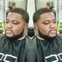 Afro tempfade & full beard trim