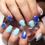 Acrylic nails ombre