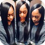 Partial sew-in (half head)