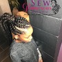 Cut style and sew wig install