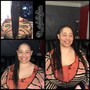 2 braids natural hair