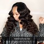 Adding curls on 12”-14” hair