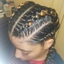 Box Braid with extension large