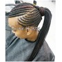 Kid braid with extension