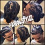 Loc Style (Short Locs)