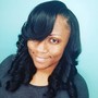 Ponytail /Bonded ( relaxed hair)