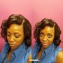 Sew in with bangs