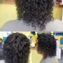 Knotless/Smedium/Shampoo/Blowdry/Clipends