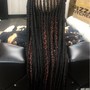 (M) %100 Human Hair knotless Braids