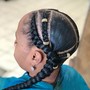 Kids braids without extensions