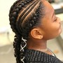 Kids braids without extensions