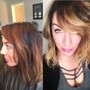 Single Process Color, medium; Womens  Cut and style