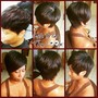 Virgin Relaxer Pixie Cut and Style