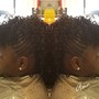 Color Root Touch Up, Natural Coils