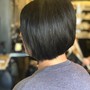 Add on haircut long hair