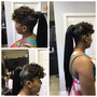 Take out weave/crochet and shampoo