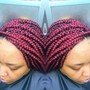 Medium knotless Individual Braids