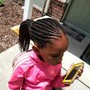 Kid's Braids w/extensions