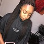 Box Braids- Med lower back length